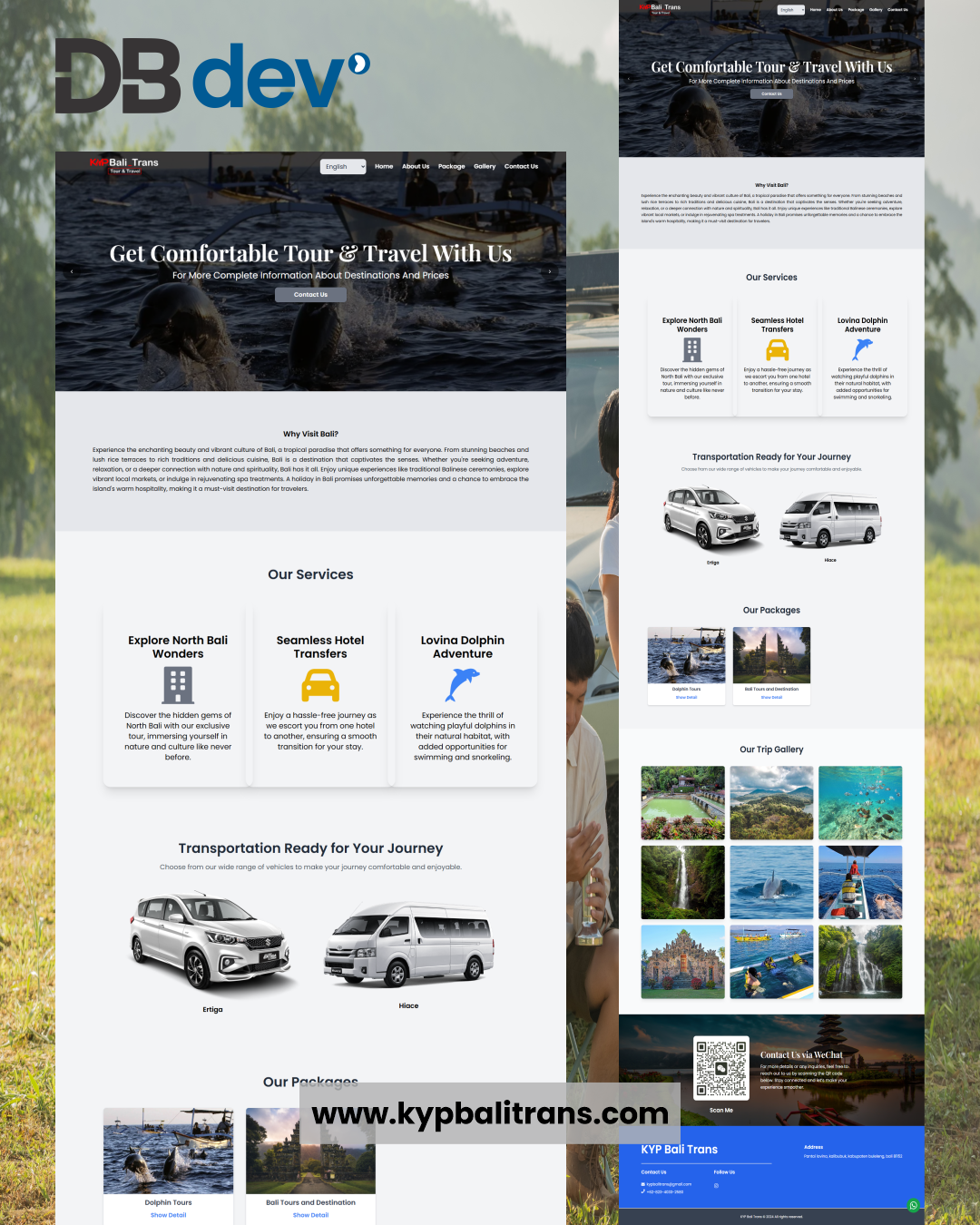 Desain Web KYP Bali Trans