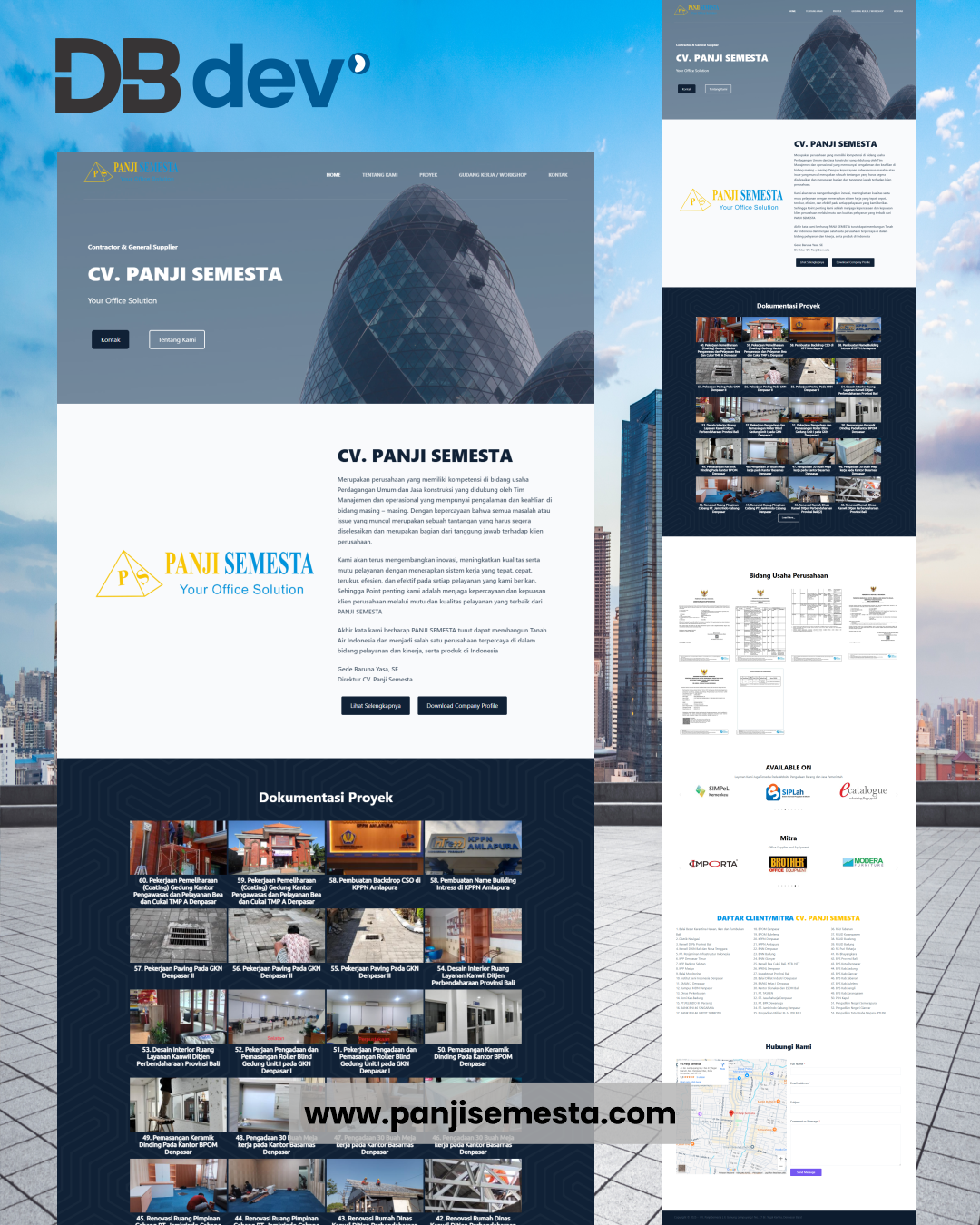 Desain Web Panji Semesta